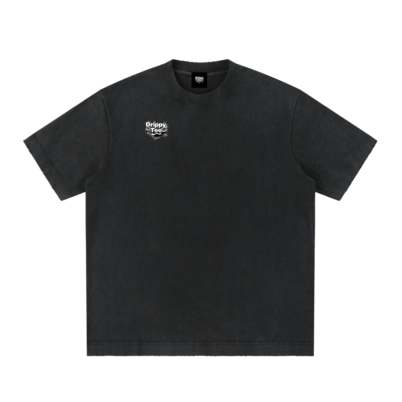 Heavyweight Vintage Washed Frayed T-Shirt