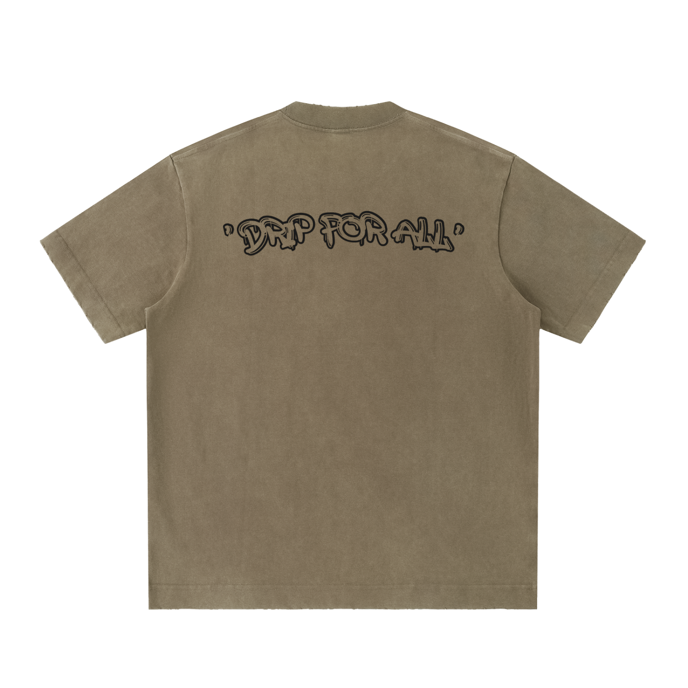 Heavyweight Vintage Washed Frayed T-Shirt
