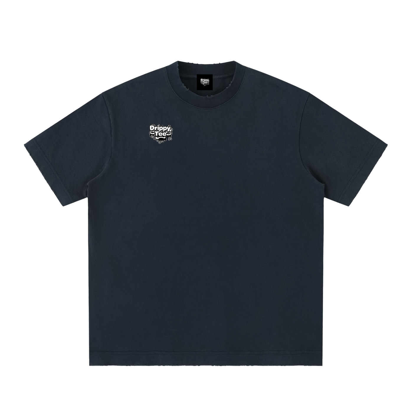 Heavyweight Vintage Washed Frayed T-Shirt