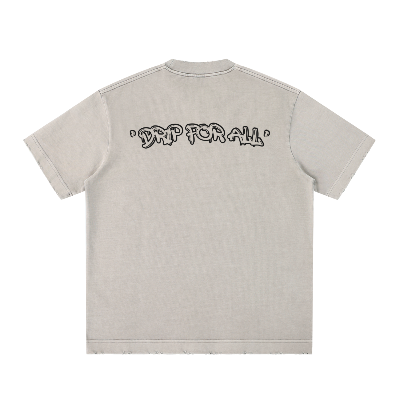 Heavyweight Vintage Washed Frayed T-Shirt