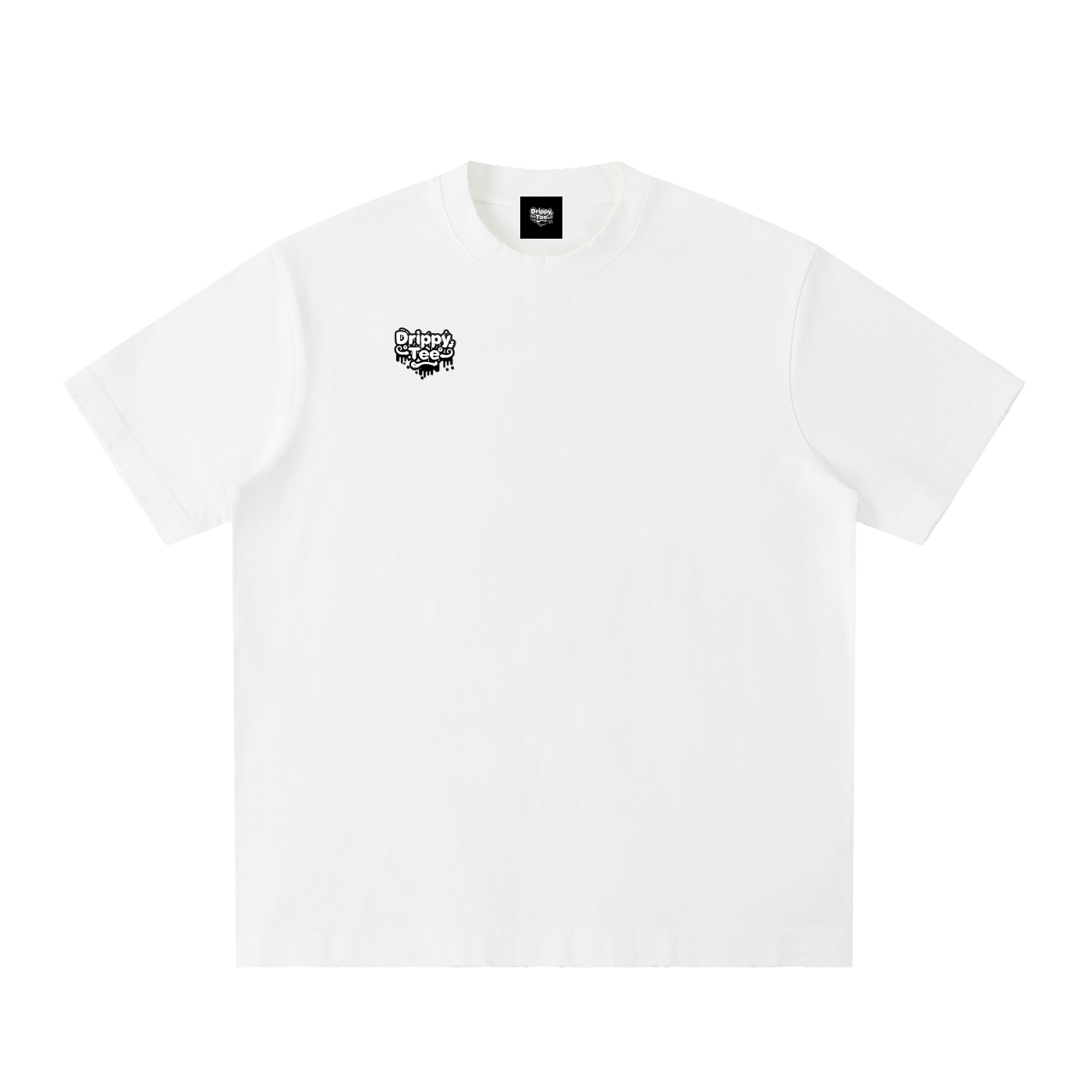 Heavyweight Vintage Washed Frayed T-Shirt